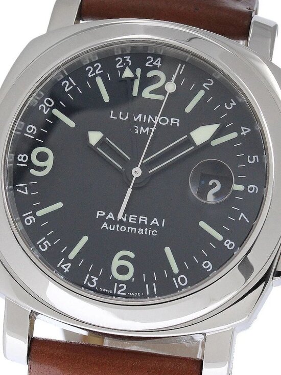 PANERAI Luminor GMT PAM00063 black Dial Automatic Men\'s Watch_962511 main image 7